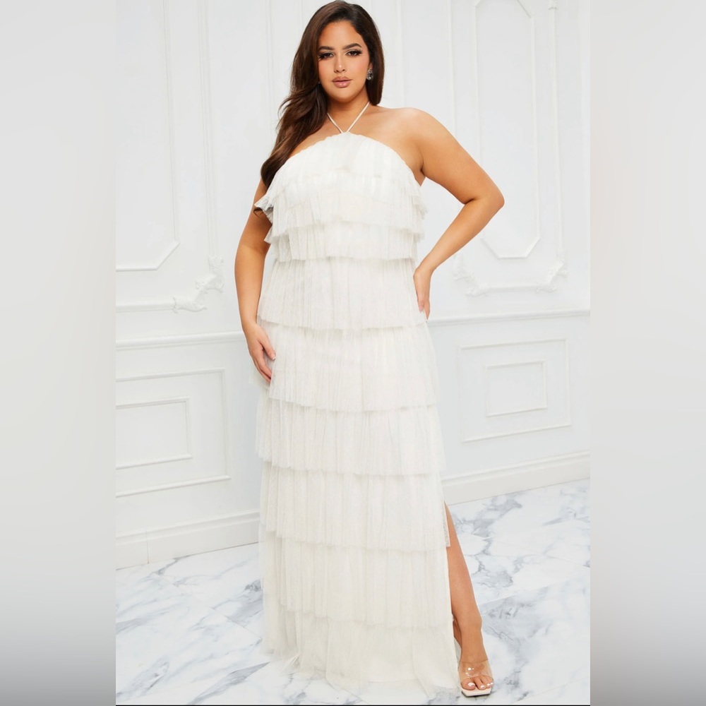 NWT White maxi dress
